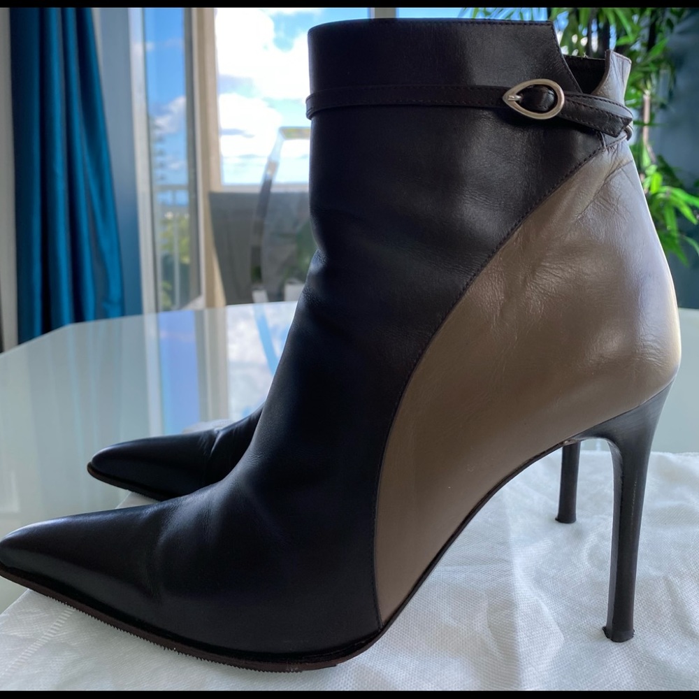 Goffredo Fantini Color Block Boots - image 1